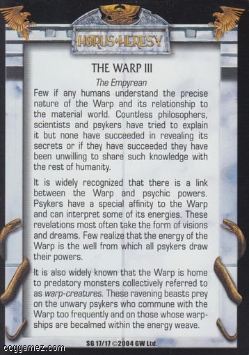 The Warp III
